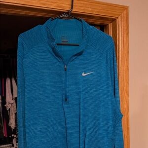 Nike Teal Quarter-Zip Pullover